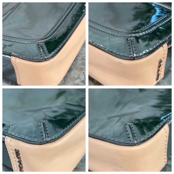 COACH POPPY MIRROR METALLIC FLIGHT BAG Style: F25056 - Picture 15 of 16